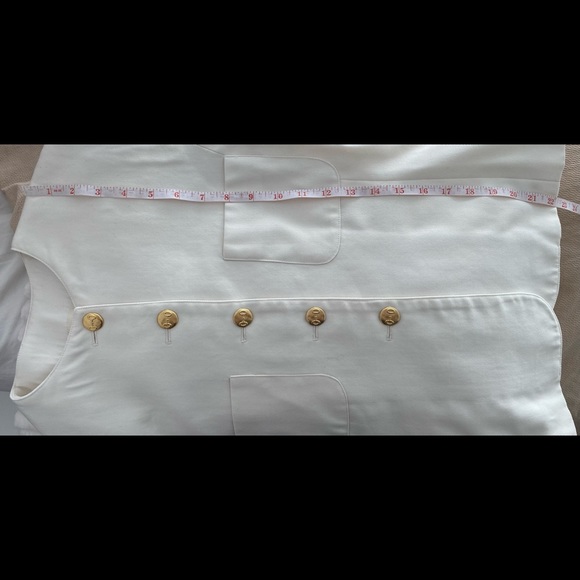 Vintage Inspired Ivory White Blazer - Picture 10 of 12